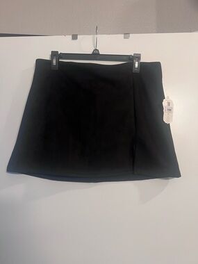Altar’d State Black Suede Mini Skirt